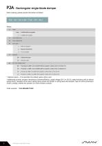 PJA Type A single-blade air dampers-3