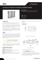Pressure differential system dampers SRC-1