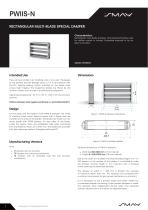 PWIIS-N Rectangular multi-blade special damper-1