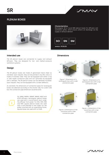 SR Plenum boxes