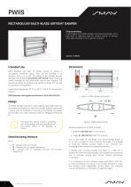 Type PWIIS multi-blade air dampers-1