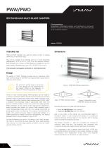 Type PWW multi-blade dampers-1