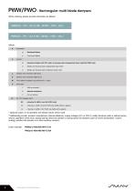 Type PWW multi-blade dampers-6