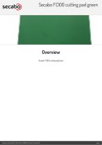 Secabo FC100 cutting pad green - 1