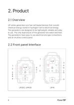 PowerUP series generators UP200 I UP400 I UP1K - 8