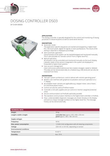 DOSING CONTROLLER DS03