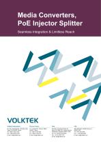 Media Converters, PoE Injector Splitter-1