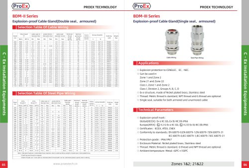 BDM-III Series Explosion-proof cable gland(Single seal, armored)