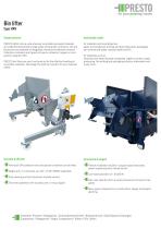 Bin lifter type HKV-1