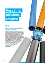 Synoflex Restraint multi-range coupling for all types of pipes - 4