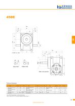 Motor-driven rotary indexing table 45DE-2