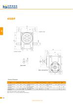 Rotary indexing table with stepper motor 45DF-2