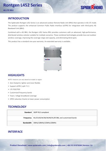 Rontgen L452 Series