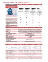 Sentron pH Probe Spécifications - Exceltec Canada Inc. - PDF Catalogs ...
