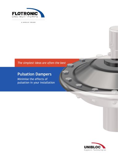 Flotronic&reg; Pulsation Dampers