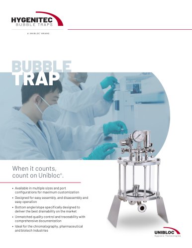Hygenitec&trade; Bubble Traps
