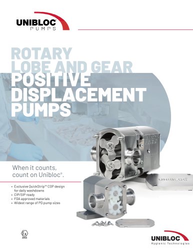 Unibloc&reg; Lobe and Gear Pumps
