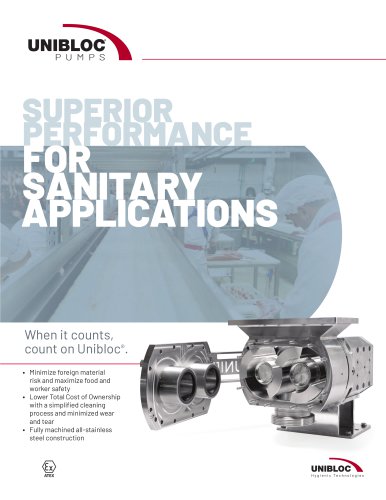 Unibloc&reg; Meat and Poultry Pumps