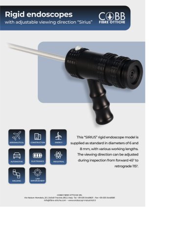 Rigid endoscopes with adjustable viewing direction “Sirius”