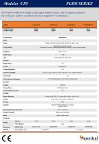 Modular UPS PLRM SERIES 20-200KVA-3
