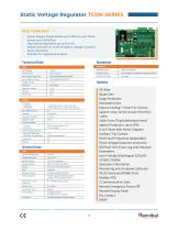 Static Voltage Regulator TCON SERIES-3
