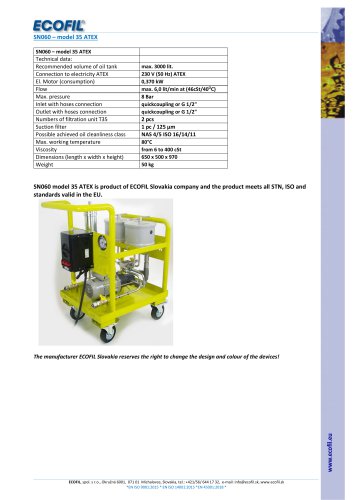 SN060 &ndash; model 35 ATEX