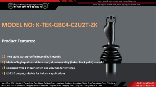 Key Technology Joystick K-TEK-GBC4-C2U2T-ZK