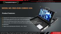 RGD-KVM-1508HD-VGA Key Technology Rugged KVM switch-1
