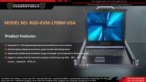 RGD-KVM-1708M-VGA Key Technology Rugged KVM switch-1