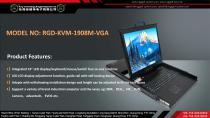 RGD-KVM-1908M-VGA Key Technology Rugged KVM switch-1