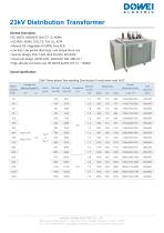 Dowei Electric Distribution Transformer SDT-12,SDT-23,SDT-33,SDT-A-12-3