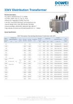 Dowei Electric Distribution Transformer SDT-12,SDT-23,SDT-33,SDT-A-12-4