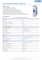 Dowei Electric Gas Insulated MV Switchgear (C-GIS) XGN-12,XGN-24,XGN-36-2