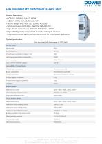 Dowei Electric Gas Insulated MV Switchgear (C-GIS) XGN-12,XGN-24,XGN-36-3