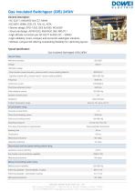 Dowei Electric Gas Insulated Switchgear (GIS) ZF23-72.5,ZF23-126,ZF23-145-6