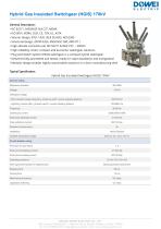Dowei Electric Hybrid Gas Insulated Switchgear (HGIS) ZHW-170,ZHW-245,ZHW-362-5