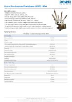 Dowei Electric Hybrid Gas Insulated Switchgear (HGIS) ZHW4-72.5,ZHW4-126,ZHW-145-4