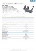 Dowei Electric Hybrid Gas Insulated Switchgear (HGIS) ZHW4-72.5,ZHW4-126,ZHW-145-7