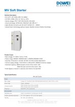 Dowei Electric MV Soft Starter VFS-2