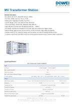 Dowei Electric MV Transformer Station MTS-6300-2