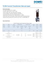 Dowei Electric Oil Type Current Transformer LB6-36,LB7-72.5,LB7-123,LB7-145-3