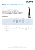 Dowei Electric Oil Type Current Transformer LVB1-36,LVB1-72.5,LVB1-123,LVB1-145,LVB1-245-7
