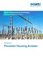 Dowei Electric Porcelain Housing Arrester YW