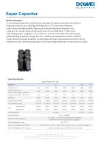 Dowei Electric Super Capacitor 2R7-2