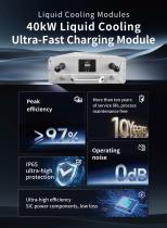 TonHe Technology 40kW UL-certified Liquid Cooling Ultra-Fast Charging Module-1