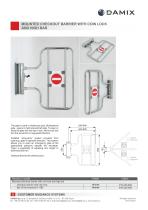 MOUNTED CHECKOUT BARRIER WITH COIN LOCK AND HIGH BAR-1