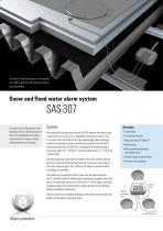 Snow and flood water alarm system-2