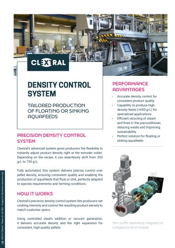 DENSITY CONTROL SYSTEM