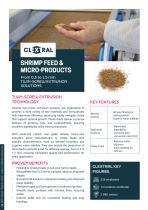 SHRIMP FEED & MICRO-PRODUCTS From 0,5 to 1.5 mm TWIN-SCREW EXTRUSION SOLUTIONS-1