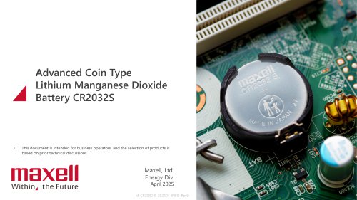 Advanced Coin Type  Lithium Manganese Dioxide  Battery CR2032S 